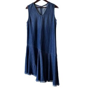 CLOTH & STONE Denim Dress Asymmetrical Sz M